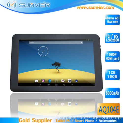 10.1" IPS HD 1280*800 Allwinner Quad Core 3G Android Tablet (AQ104E)
